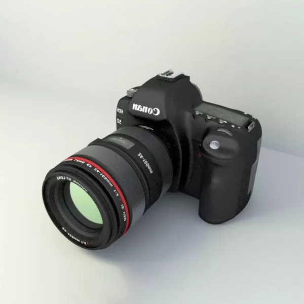 Digital Camera Dslr 3D Model