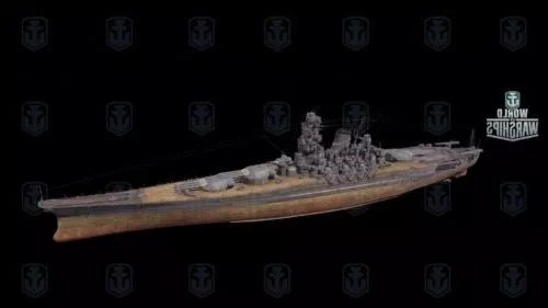 Yamato Japanese War Ship Model
